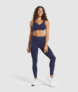 Conjunto de Yoga para Mujer de 2 Piezas, Ropa Deportiva Activa, Transpirable, de Secado Rápido, Spandex, Algodón, Bambú, Color Sólido, Sexy, Traje de Gimnasio y Fitness - Product Image 1