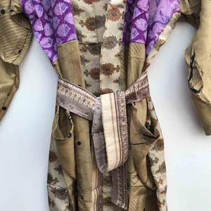 El Mejor Kimono de Seda Vintage Hecho a Mano para Mujer, Estilo Patchwork Boho, Ropa de Salón y Playa, Precio al por Mayor - Product Image 4