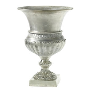 Decorative Gold Trumpet Urn Metal Floral <b>Container</b> with round Base Tabletop Brass Vase for Grand Floral Arrangements Home Decor - Product Image 6