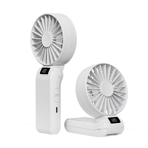 Ventilador de Mano Eléctrico de Alta Velocidad 2026 de 120 Velocidades, Ventilador de Cuello Plegable 3 en 1 con Pantalla Digital y Motor sin Escobillas - Product Image 1