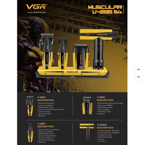NOUVEAU Kit Combo Professionnel V-285 S4 pour Barbier, Sèche-Barbe Électrique Pro, 4-en-1, Silencieux, Garantie 2 Ans pour Hommes - Product Image 3