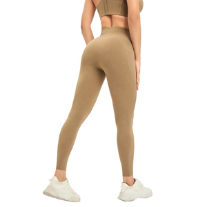 Women's High Waist Scrunch Butt Compression Breathable <b>Fleece</b> Thick Custom Design Skinny Workout <b>Leggings</b> - Product Image 5