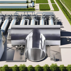 Raccords de tuyauterie sanitaires en acier inoxydable ISO de haute qualité, polis, raccords en T à 3 voies pour les stations de traitement de l'eau - Product Image 3