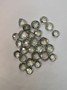 Ametyste verte naturelle, taille ovale/poire, pierre précieuse pour la fabrication de bijoux - Product Image 3