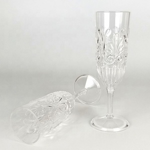 Unbreakable <b>Plastic</b> 9 oz Champagne <b>Flute</b> Wine Glasses for Party Outdoor - Product Image 3