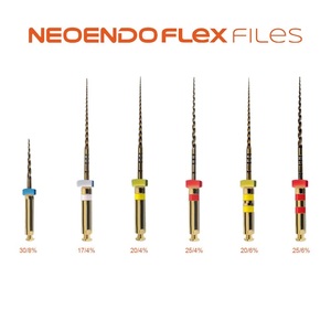 Limes rotatives endodontiques Niti Flex File 25 mm 4% Taille 25 de haute qualité pour traitement endodontique, lot de 6 - Product Image 2