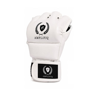 Guantes de Entrenamiento de MMA de Cuero para Hombre, Personalizables, Ligeros, Antideslizantes, con Correa Ajustable de Gancho y Bucle para Boxeo, Kickboxing y Sparring - Product Image 2