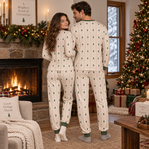 <b>Family</b> <b>Matching</b> Long Pants Set Christmas <b>Family</b> Long Sleeve Sleepwear Christmas Women Loungewear Set OEM Supplier Women Apparel - Product Image 2