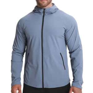 Veste de sport décontractée pour homme, imperméable, coupe-vent, pour la randonnée, la course à pied, le vélo - Product Image 1