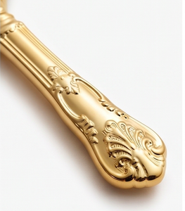 Golden Cake Knife Serving <b>Tool</b> <b>Metal</b> Rectangle Shape Dishwasher Safe Elegant Design Perfect <b>For</b> Cake Decorations And Parties - Product Image 2