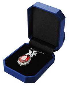 Caja de Joyería Rectangular Pequeña con Cinta y Textura de Terciopelo Satinado, Diseño Compacto para Exhibición, 60x70x30mm, Día de San Valentín - Product Image 5