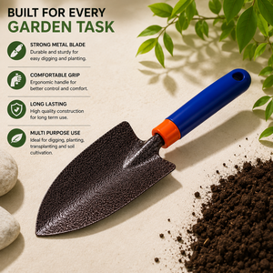 Truelle de jardin robuste avec lame métallique solide et poignée ergonomique pour la plantation, la culture du sol et les tâches de jardinage - Product Image 5