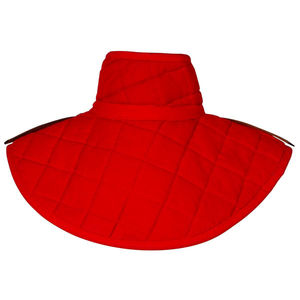 Protector de cuello medieval acolchado hecho a mano, gorgeta de algodón rojo, armadura de caballero, recreación histórica, Navidad, Halloween, Pascua - Product Image 4