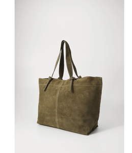 Sac fourre-tout vintage en cuir véritable grande capacité, sac à bandoulière avec fermeture éclair, sac de shopping portable pour femme pour les voyages quotidiens - Product Image 1