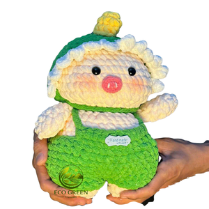 Muñeco de Peluche de Conejo y Oveja Hecho a Mano, Lindo Juguete de Peluche de Algodón Amigurumi, Regalo para Niños, Decoración para Cuarto de Bebé - Product Image 1