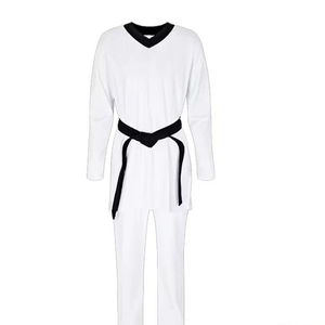Uniformes de Taekwondo Blancos Personalizados Tkd Customs, Uniformes de Karate Wtf, Ropa de Judo Dobok, Uniformes de Manga Larga Unisex para Niños y Adultos - Product Image 3