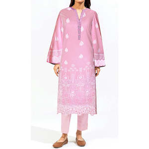 เสื้อของผู้หญิง cambric พิมพ์ลายดิจิตอล unstitched เสื้อ PW9596 1ชิ้น - Product Image 1