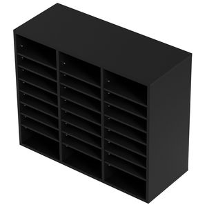 Organizador de Documentos de Madera con 24 Compartimentos y Estantes Extraíbles, para Oficina, Hogar, Aula, con Ranura para Buzón y Clasificador de Archivos - Product Image 2