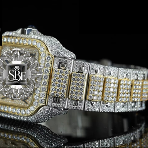 Nuevo Reloj de Lujo con Diamantes Moissanite de 41 mm, Estilo Hip Hop, para Regalos, Fiestas y Ocasiones Especiales, Disponible a un Precio Accesible desde India - Product Image 3