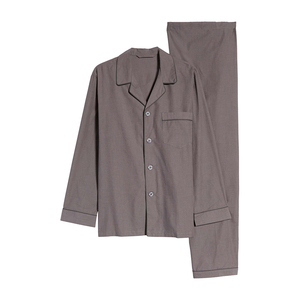 Nouvel Arrivage Personnalisé Ensemble de Pyjama Homme en Coton Teint en Pièce Tricoté, Confortable, Respirant et de Créateur - Product Image 4