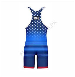 Singlet de Lucha Libre Personalizado por Sublimación, Uniforme Profesional de Lucha Libre para Hombre, Ropa Deportiva para Entrenamiento y Competencia - Product Image 2