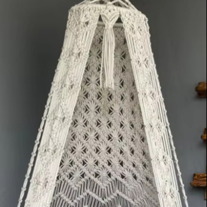 Beige Cotton <b>Macrame</b> Swing, Hanging Chair, Hängesessel, Swing Chair, <b>Macrame</b> Rocking Swing Chair, hanging chair indoor - Product Image 1