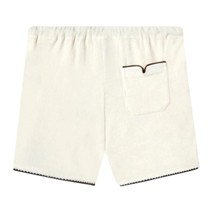 Conjunto de Camisa y Pantalones Cortos Cabannabis Personalizados OEM/ODM, 100% Algodón Terry, Hojas Bordadas, Fibra de Coco Real, Anti-Pilling, Casual de Verano - Product Image 6