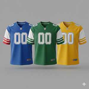 Maillot de football américain professionnel : uniformes d'équipe multicolores personnalisés et cousus – Vêtements de sport de club d'élite durables et anti-boulochage - Product Image 4