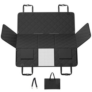 Amaca per Cani per Sedile Posteriore Auto, Estensore in Tessuto Oxford con Fondo Rigido, Coprisedile per Cani 135x63 cm, Forniture Incluse - Product Image 1