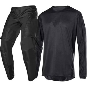Combinaison de motocross personnalisée pour homme, vêtements de sport respirants, maillot deux pièces sublimé, uniformes de course à vélo, ensembles de maillots fabriqués en équipe - Product Image 3