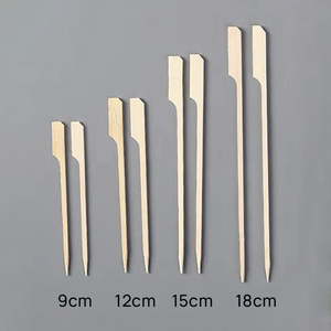 Hot Selling Bamboo Disposable <b>BBQ</b> Accessories Square Flat Bamboo Sticks for Candy Fruit <b>Bbq</b> Skewers - Product Image 4