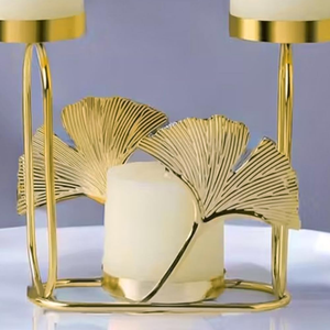 Premium Pillar Candlestick Holder Elegant Metal <b>Candle</b> Stand for Living Room Dining Table and Home Decor - Product Image 4