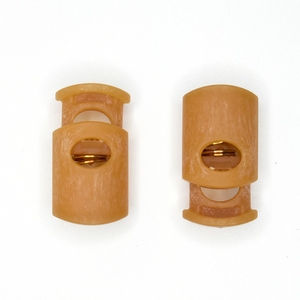 Custom Printed Logo Plastic <b>Stopper</b>/Cord Locks Eco-Friendly Nickel-Free Durable Plastic Rice Resin Cylinder Cord Lock - Product Image 2