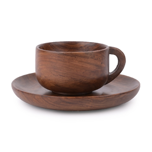 Tasse à café ou à thé en bois écologique de qualité supérieure, finition bois naturel, tasse à boire artisanale pour la maison, le café ou les fêtes - Product Image 5