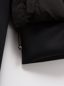 Chaqueta Larga de Forro Polar con Capucha para Mujer, Nueva Colección Invierno 2025, Estilo Casual, Ajustada, Elástica, con Detalles en Satén - Product Image 2