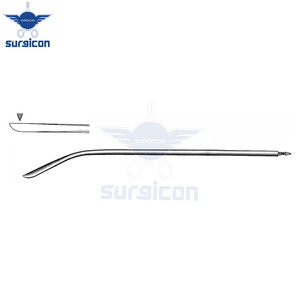 Aguja Redon de 19.5 cm / 7-3/4 Pulgadas, 10 Charr, Punta Ligeramente Curvada, Extremo Roscado, Acero Inoxidable, Aguja Quirúrgica de Drenaje - Product Image 3