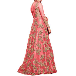 Robe de soirée élégante en satin pour femme, robe longue pour occasions spéciales, robe de soirée élégante et moulante pour femme - Product Image 2