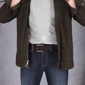 Ceinture en cuir véritable pour homme, ceinture en cuir de luxe au meilleur prix, vente chaude pour hommes, ceinture en cuir en gros - Product Image 4