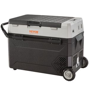 Doppia zona 56 QT/53 L frigorifero per auto 12/24V DC 100-240V AC refrigeratore portatile 12 Volt congelatore-4 50 gradi F per - Product Image 1