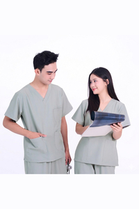 Fashion Nursing <b>Work</b> <b>Scrubs</b> Uniforms With 7 Pockets Unisex <b>Scrubs</b> New Style Fashionable Nurse Uniform <b>Scrubs</b> Sets for Hospital - Product Image 6