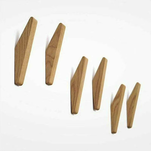 Ganchos de Madera Personalizados, Juego de 6 Piezas, para Entrada, Sala de Estar, Dormitorio, Ganchos para Ropa, Venta al Por Mayor - Product Image 1