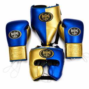 Nouvel ensemble de boxe Noo Life sur mesure, le plus vendu, en cuir de vachette véritable, kit d'entraînement et de sparring MMA Pro - Product Image 1