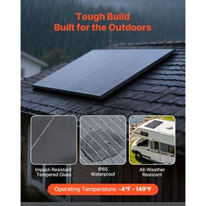 2 Pannelli Solari Monocristallini da 400W, Alta Efficienza 23%, Uscita MC4 Stabile, Impermeabili IP65, Telaio in Alluminio - Product Image 5