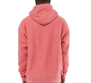 Sweat à capuche oversize en coton de haute qualité pour homme, design de logo personnalisé, streetwear pour impression en relief, sweat à capuche court brodé - Product Image 2