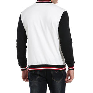 Chaqueta Varsity 2025 para Hombre, Cuello Alto, Corte Ajustado, Teñida, Invierno, Servicios OEM, Logotipo Frontal, Transpirable, Sostenible, Secado Rápido - Product Image 5