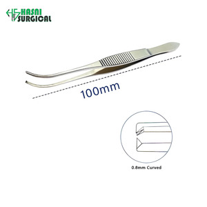 Pinzas de Acero Inoxidable para Tejido Conjuntival, Instrumentos Quirúrgicos Oftálmicos, Juego de 11 Piezas - Product Image 5