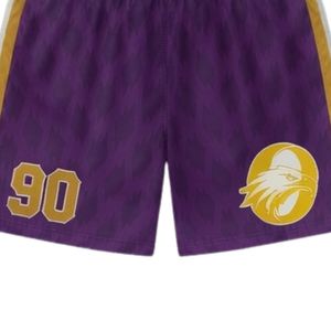 Ensemble uniforme de lacrosse pour hommes, violet et or, sublimation, polyester, léger, maillot et short de sport, vêtements d'entraînement - Product Image 3