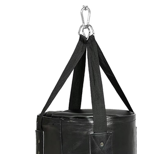 Sacs de frappe lourds les plus vendus en cuir, hauteur réglable, écologiques, pour entraînement adulte - Product Image 3