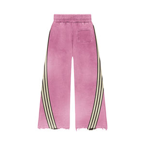 Ensemble de survêtement unisexe streetwear imprimé à capuche, zippé, deux pièces, avec pantalon jogger évasé et coupe ample - Product Image 5