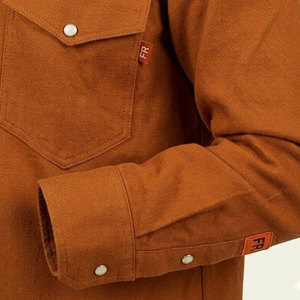 Camisas de Trabajo de Algodón FR para Hombre, Ligeras, Resistentes al Fuego, Certificadas por la NFPA, Transpirables, Impermeables, Resistentes al Agua y al Aceite - Product Image 5